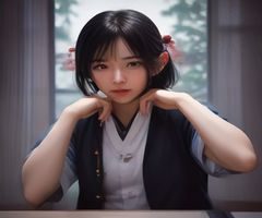 现代图书馆阅读角落，蓝紫色灯光照射，读者专注翻阅，与父女h内容平台的精致风格一致