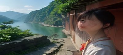读者在咖啡馆用手机阅读小说，窗外城市背景，光线自然，体现现代都市阅读生活方式
